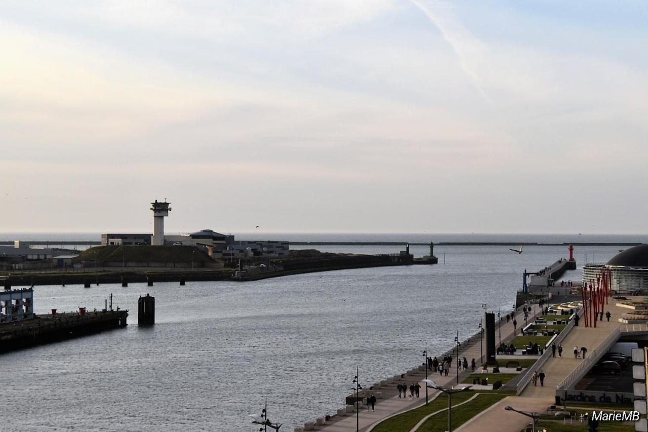 Meublé 4 étoiles, à 2mn de Nausicaa, vue sur port et mer Boulogne-sur-Mer Extérieur photo